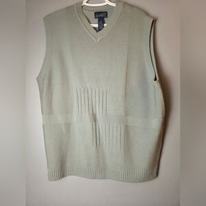 Vintage Arnold Palmer Men's Cream Sweater Vest Sears 80's 90's